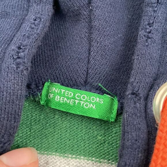 United Colors Of Benetton Toddler Boys Wool Zippered Hoodie size 24 Months - Picture 2 of 9